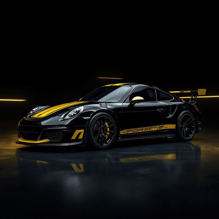 lucid-origin_A_stunning_luxury_Porsche_sports_car_sleek_aerodynamic_design_glossy_black_body_-0